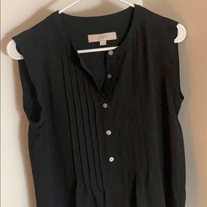Loft Popover Shell Blouse